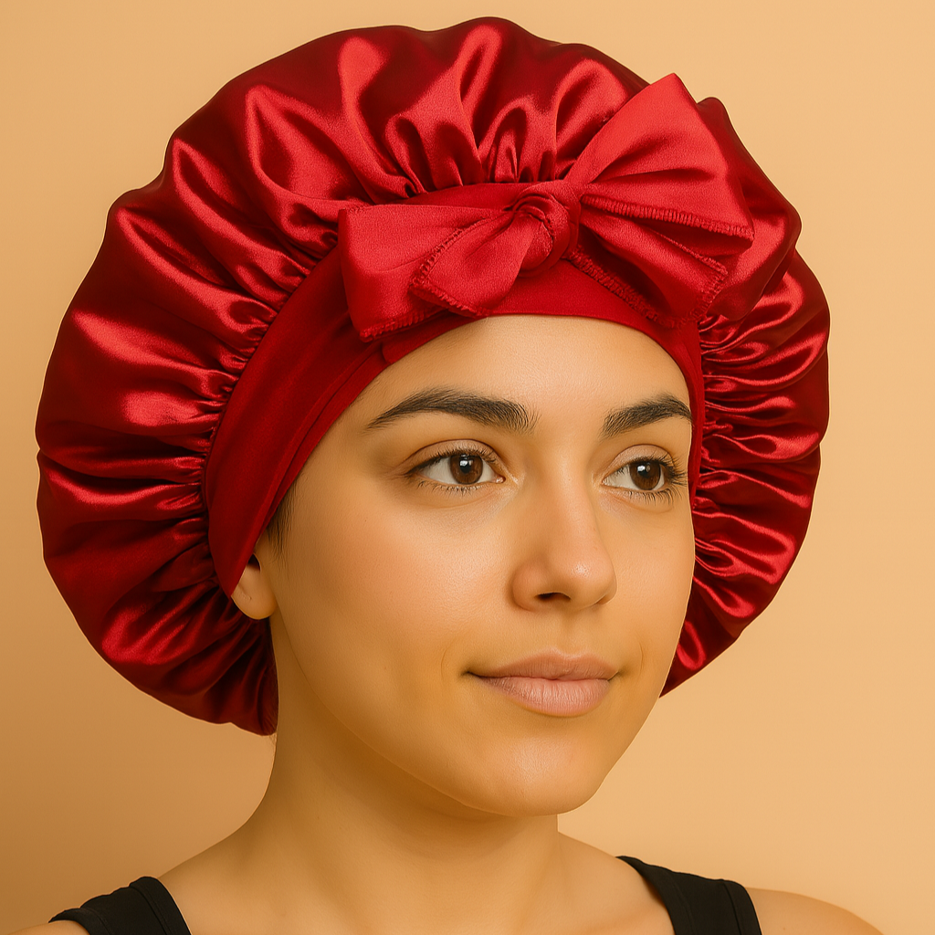Alure™ Satin Dream Bonnet: Wake Up to Perfect, Frizz-Free Hair